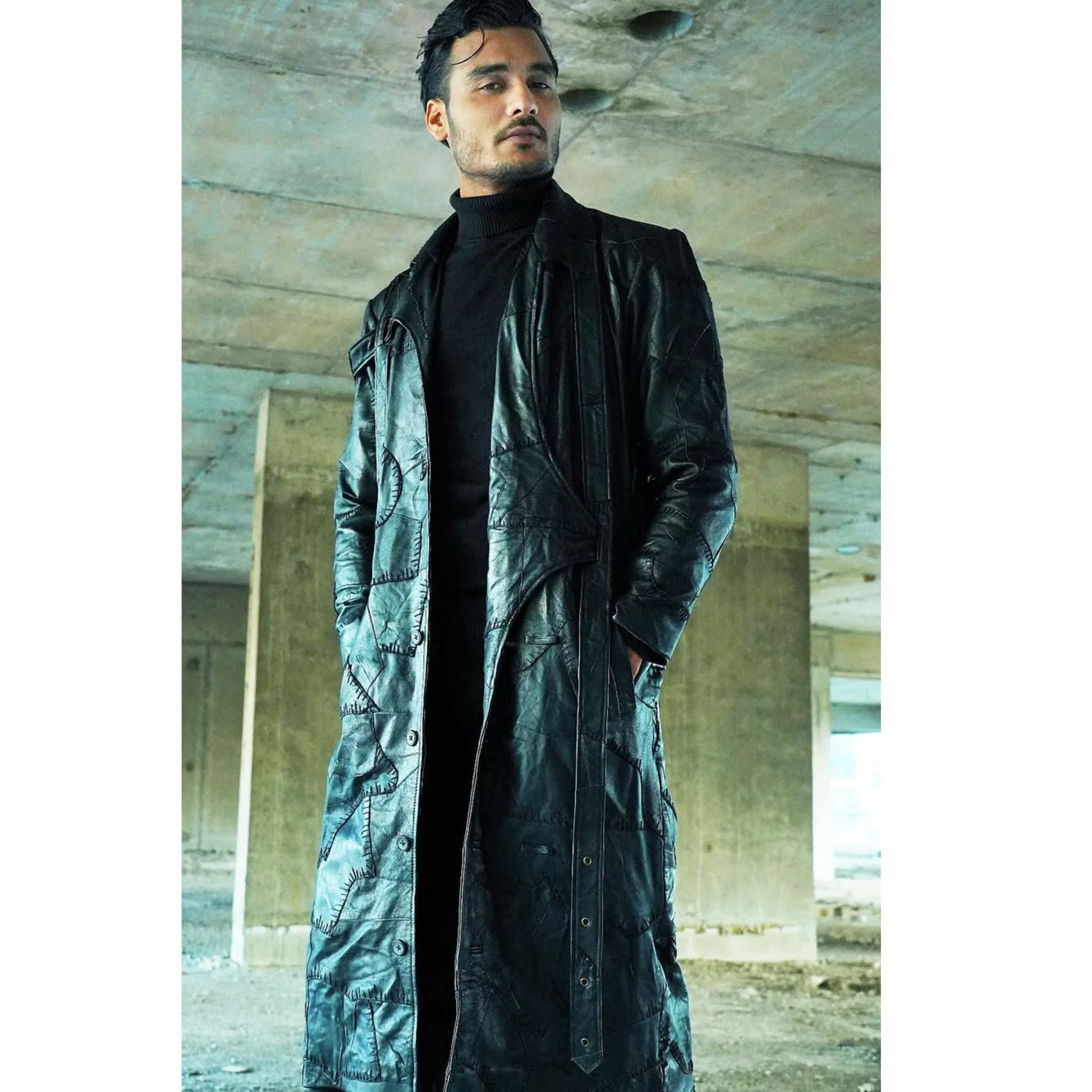 Unisex Genuine Leather Jacket Coat