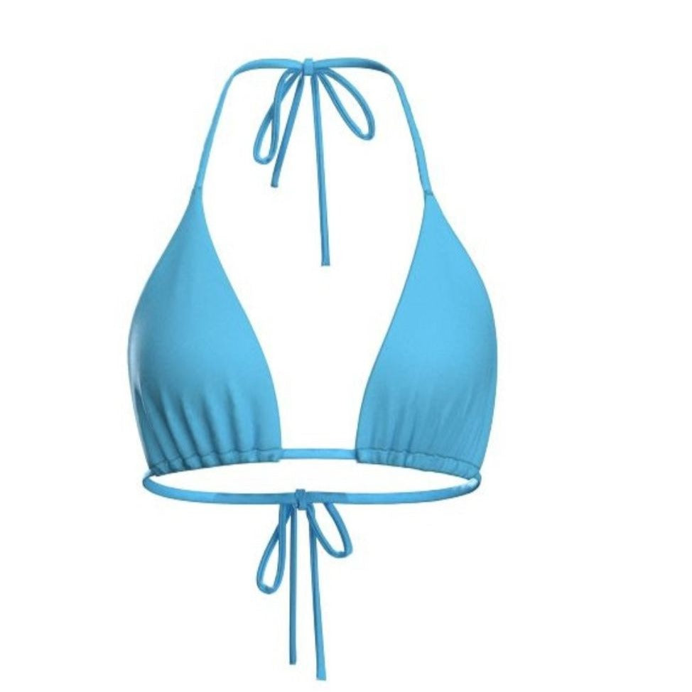 PALM SWM - California Bikini Top | Blue, buy at DOORS NYC