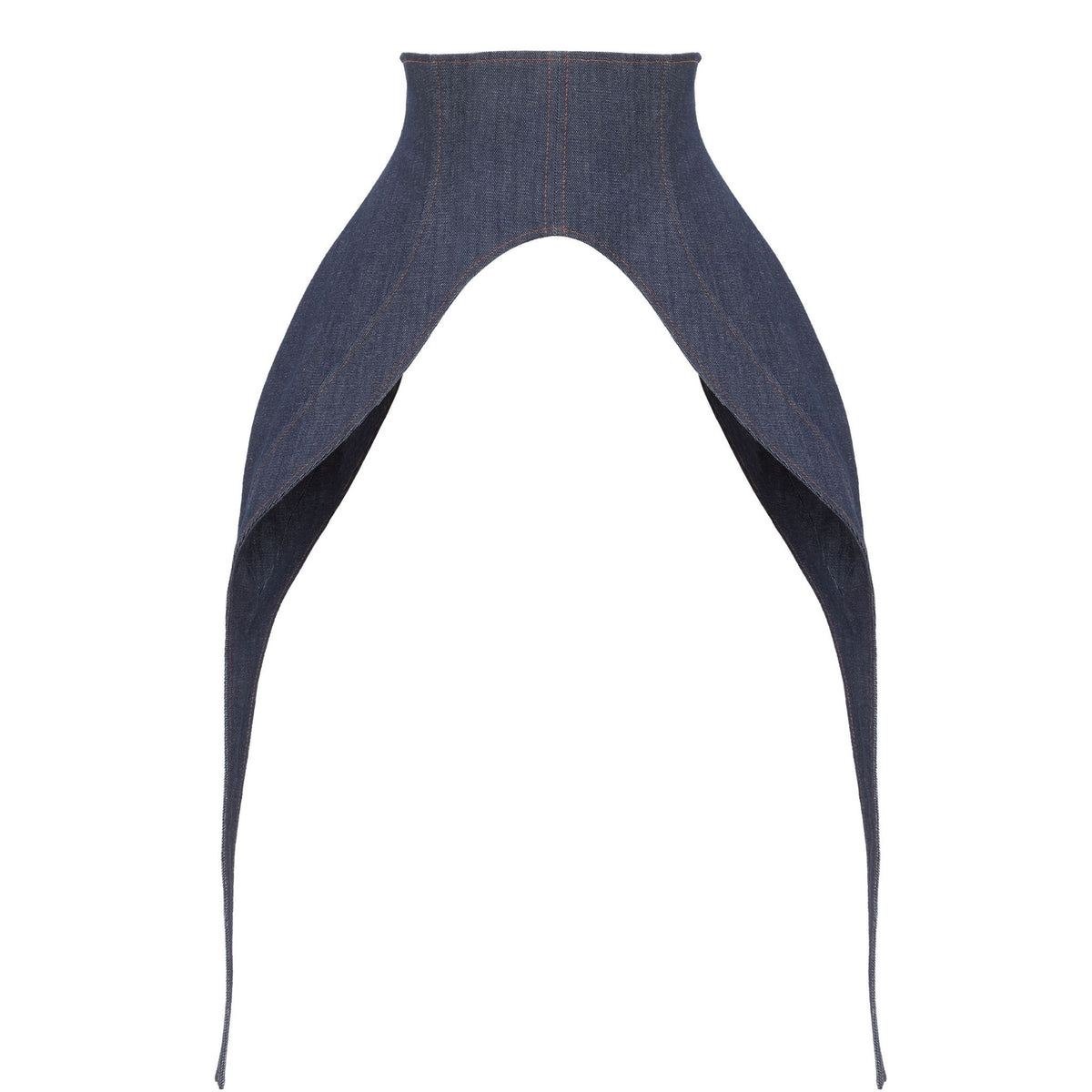 Minimalist Waist Corset For Layering | Blue Denim