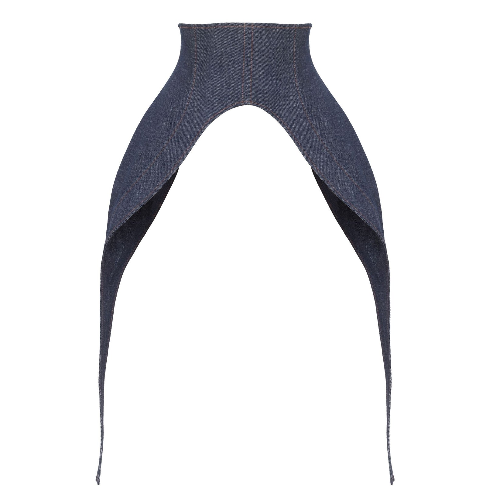 Minimalist Waist Corset For Layering | Blue Denim