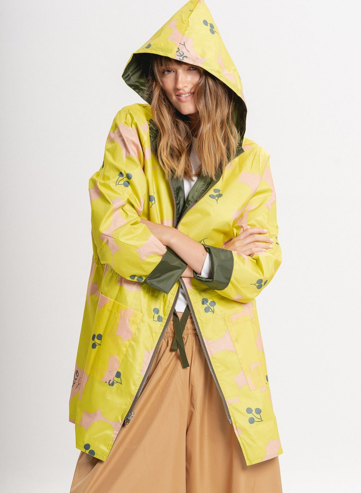 SECO -Reversible Print Jacket | Yellow, buy at DOORS NYC