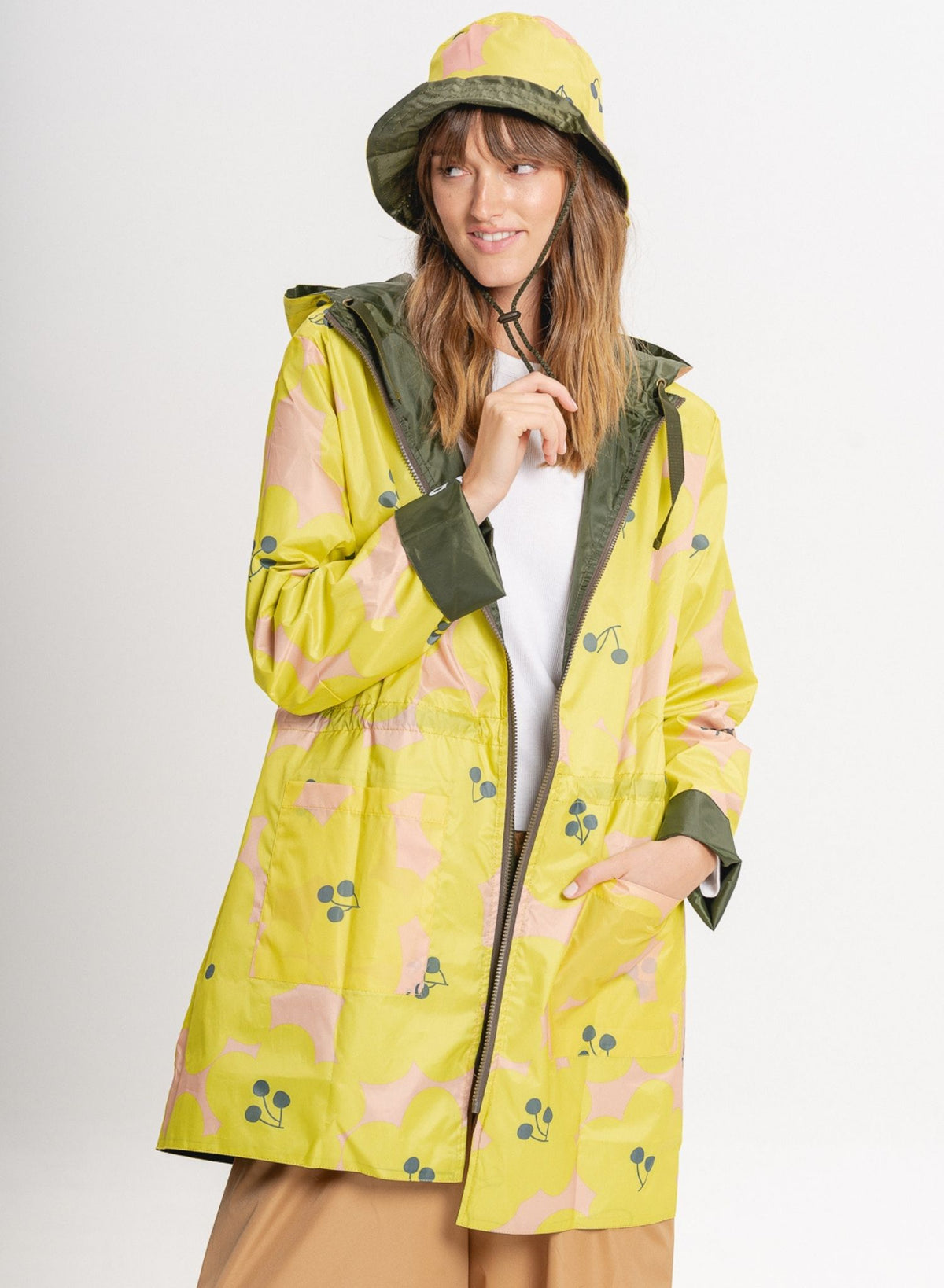 SECO -Reversible Print Jacket | Yellow, buy at DOORS NYC