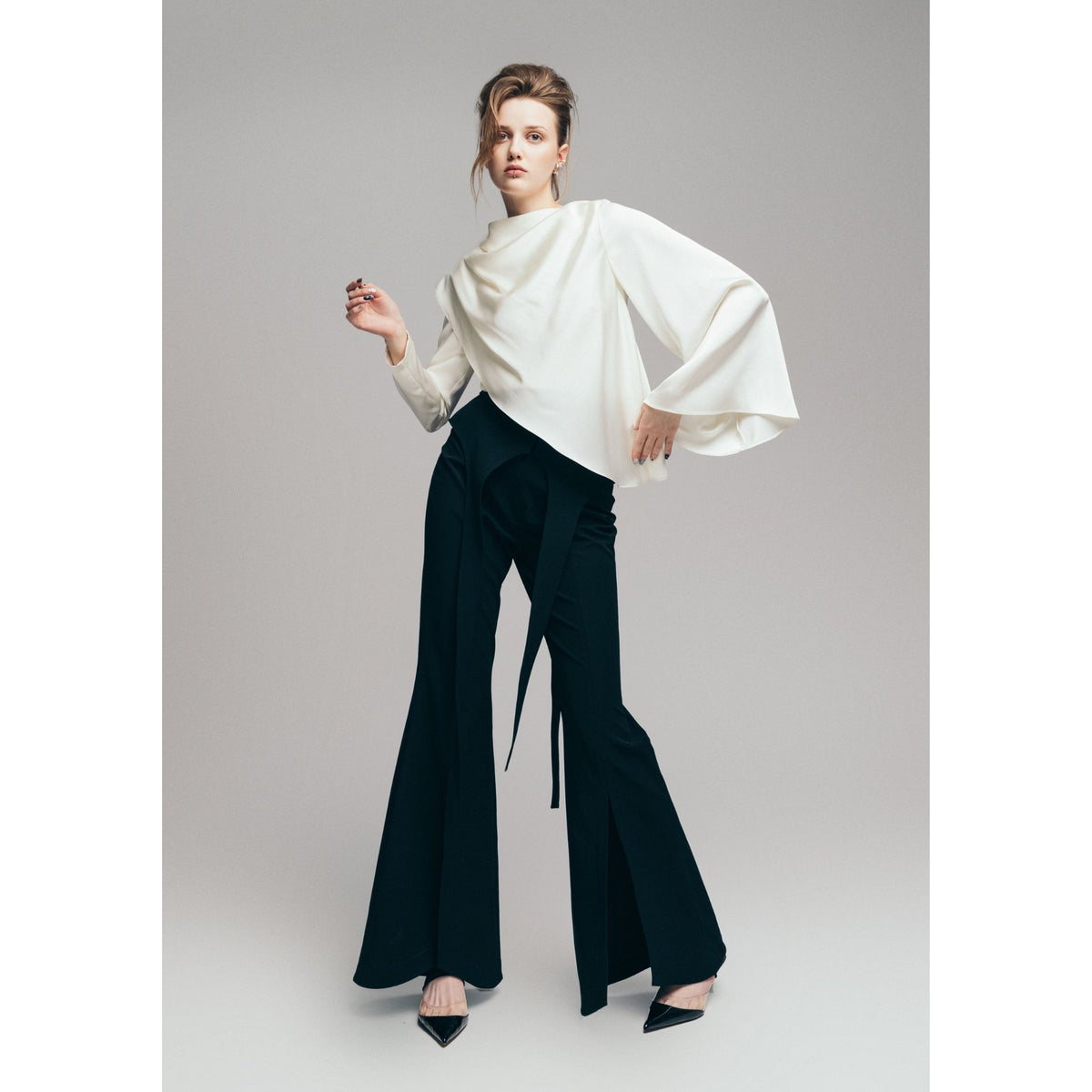 Runway Waist Overlay Belt | Black