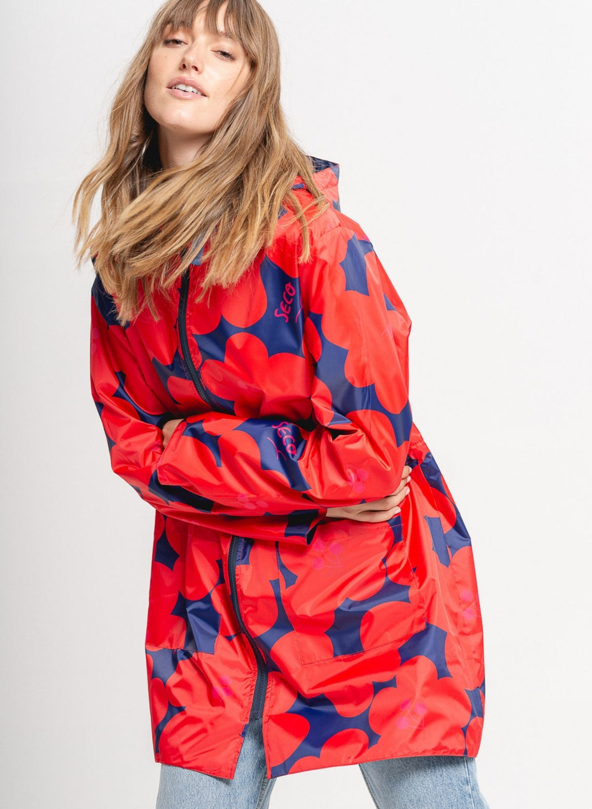 SECO -Reversible Print Jacket | Red buy at DOORS NYC