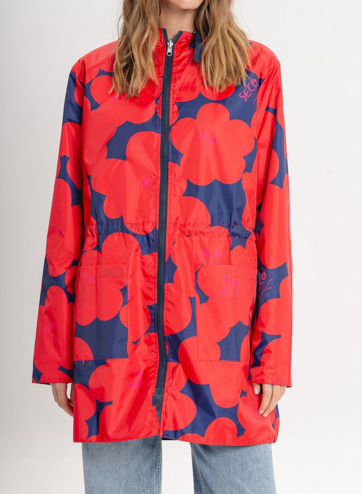 SECO -Reversible Print Jacket | Red buy at DOORS NYC