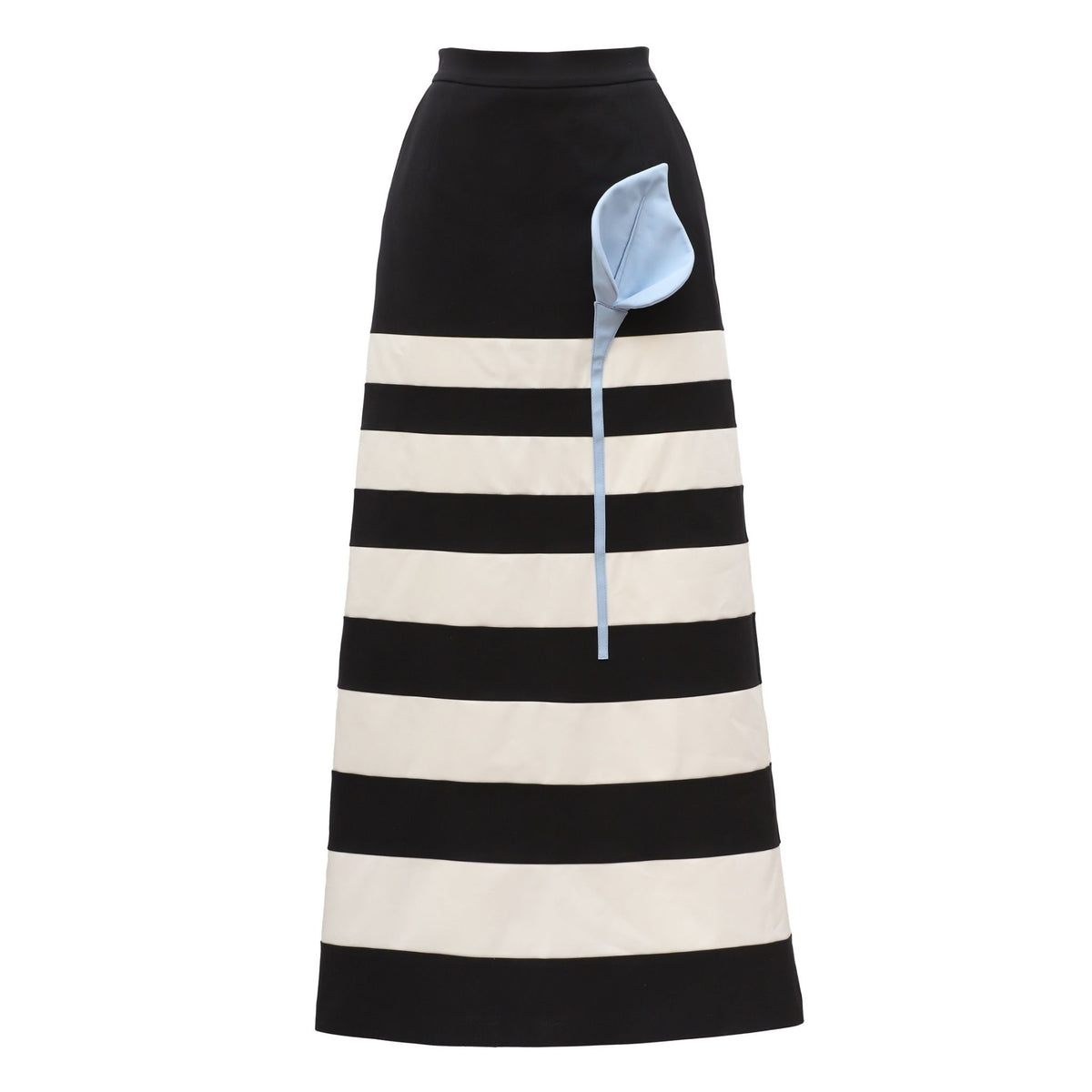 Contemporary Striped A-Line Skirt