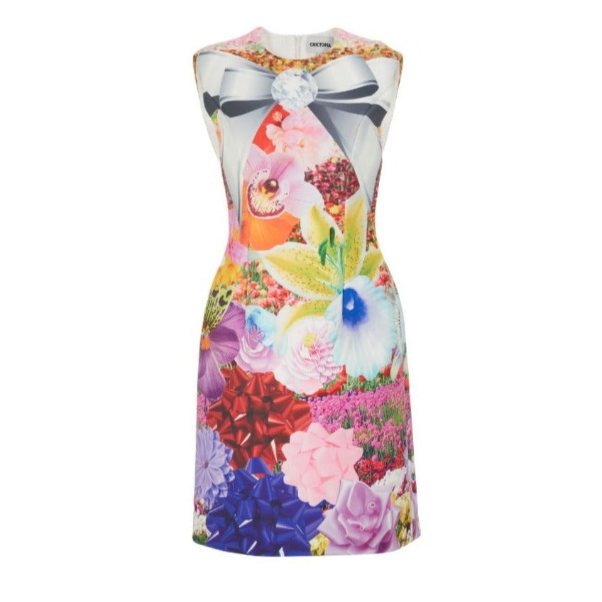 CHICTOPIA - Flroal Neoprene Dress, buy at DOORS NYC