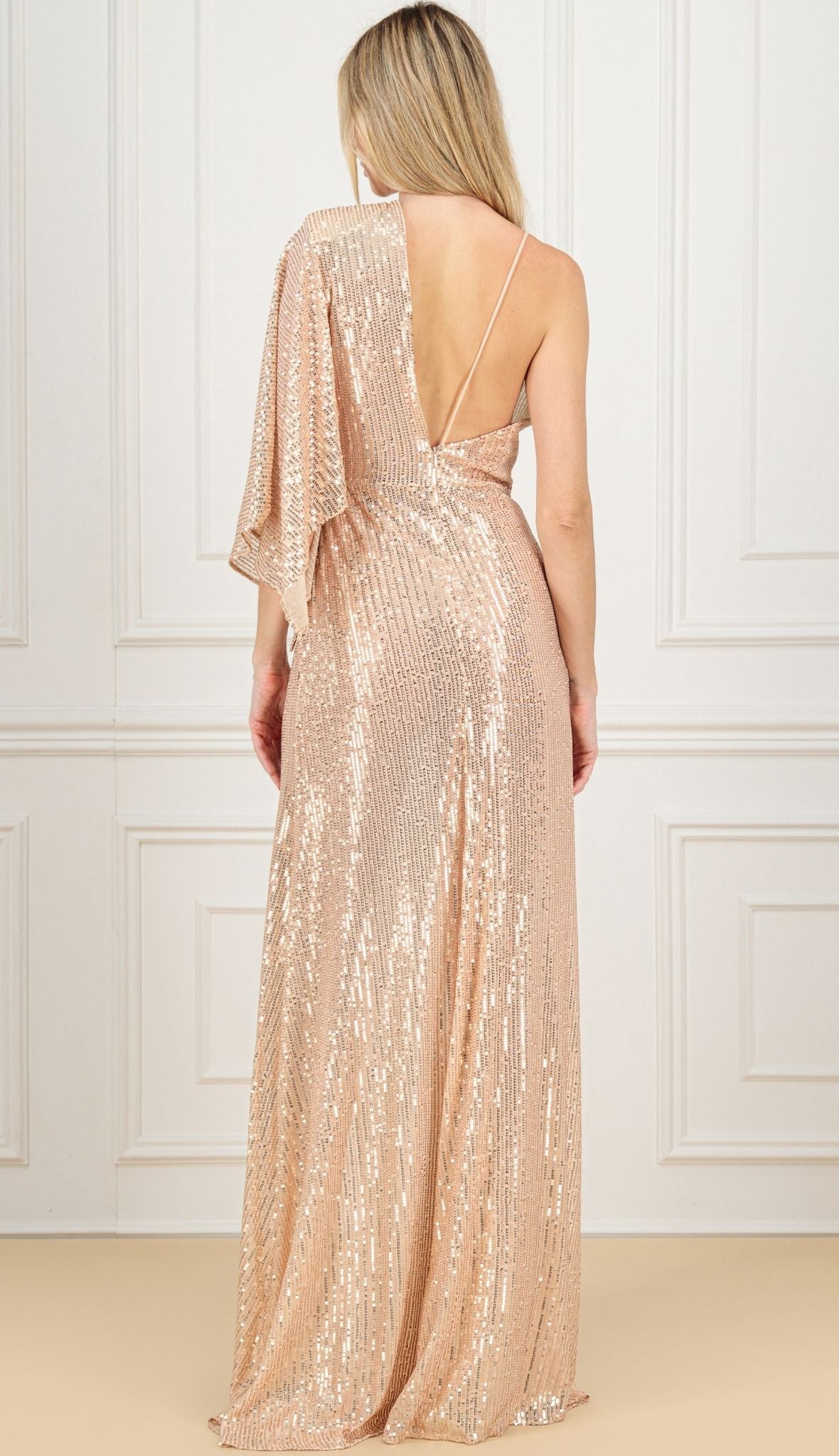 KAIANE DESIGNS - Starry Night Gown | Beige at DOORS NYC