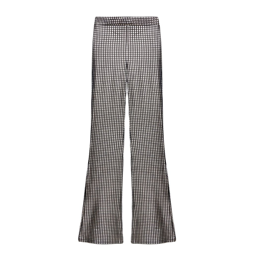 Silver Metallic Pants | PR Sample