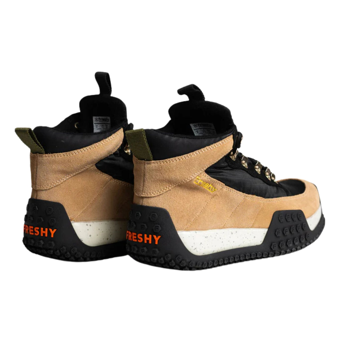 FRESHY - Navigator High-Top Sneakers | Tan at DOORS NYC  