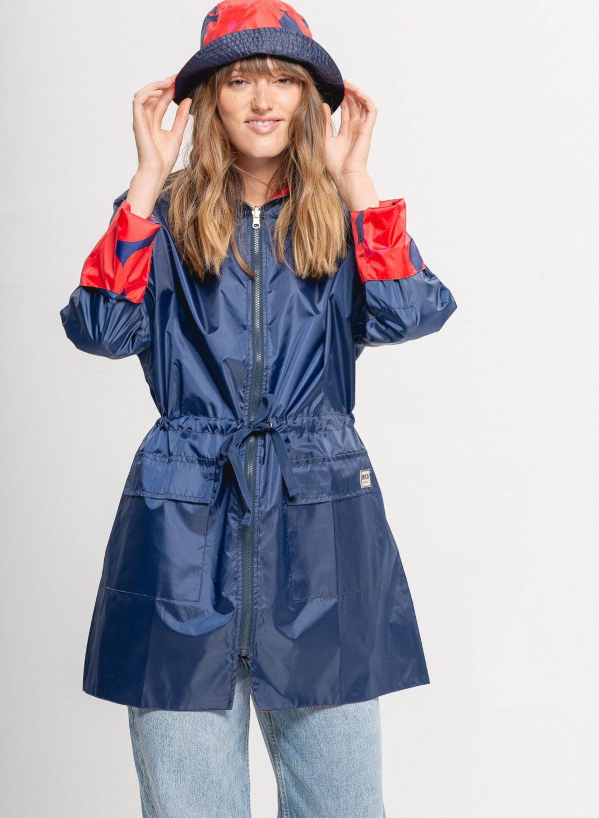 SECO -Reversible Print Jacket | Red buy at DOORS NYC