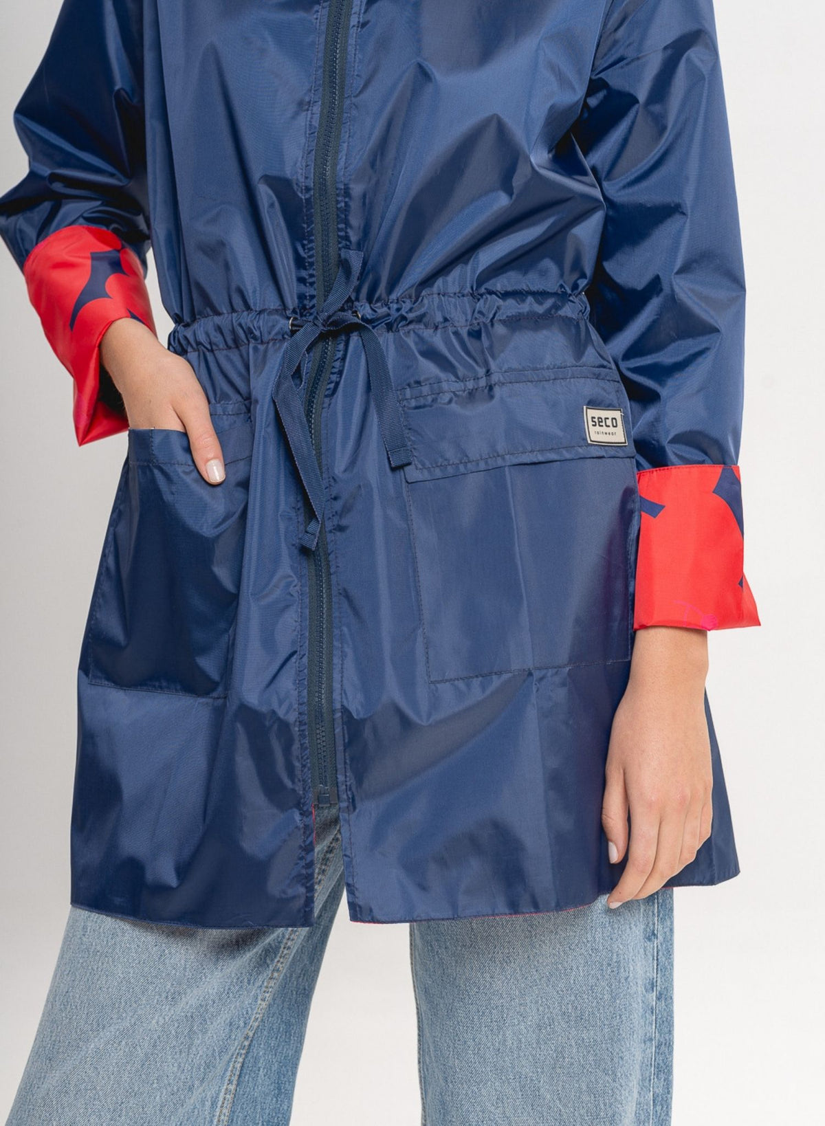 SECO -Reversible Print Jacket | Red buy at DOORS NYC