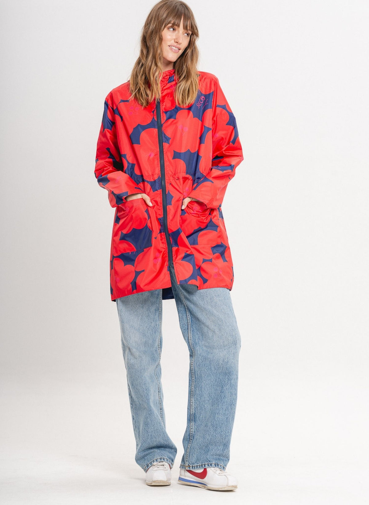SECO -Reversible Print Jacket | Red buy at DOORS NYC