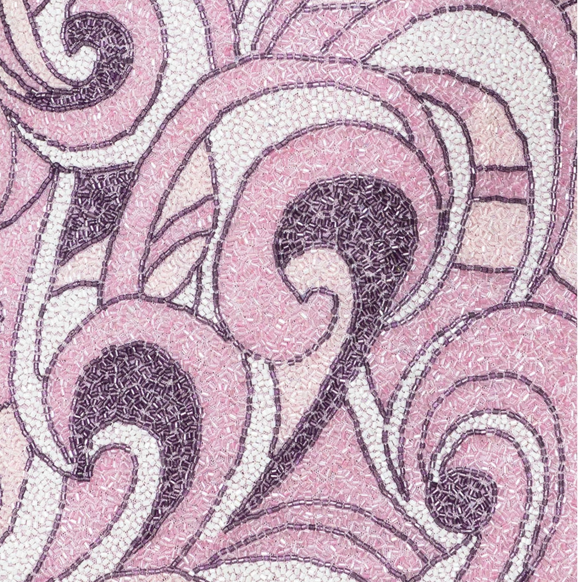 Veronica Hand-Beaded Embellished Mini Dress | Purple