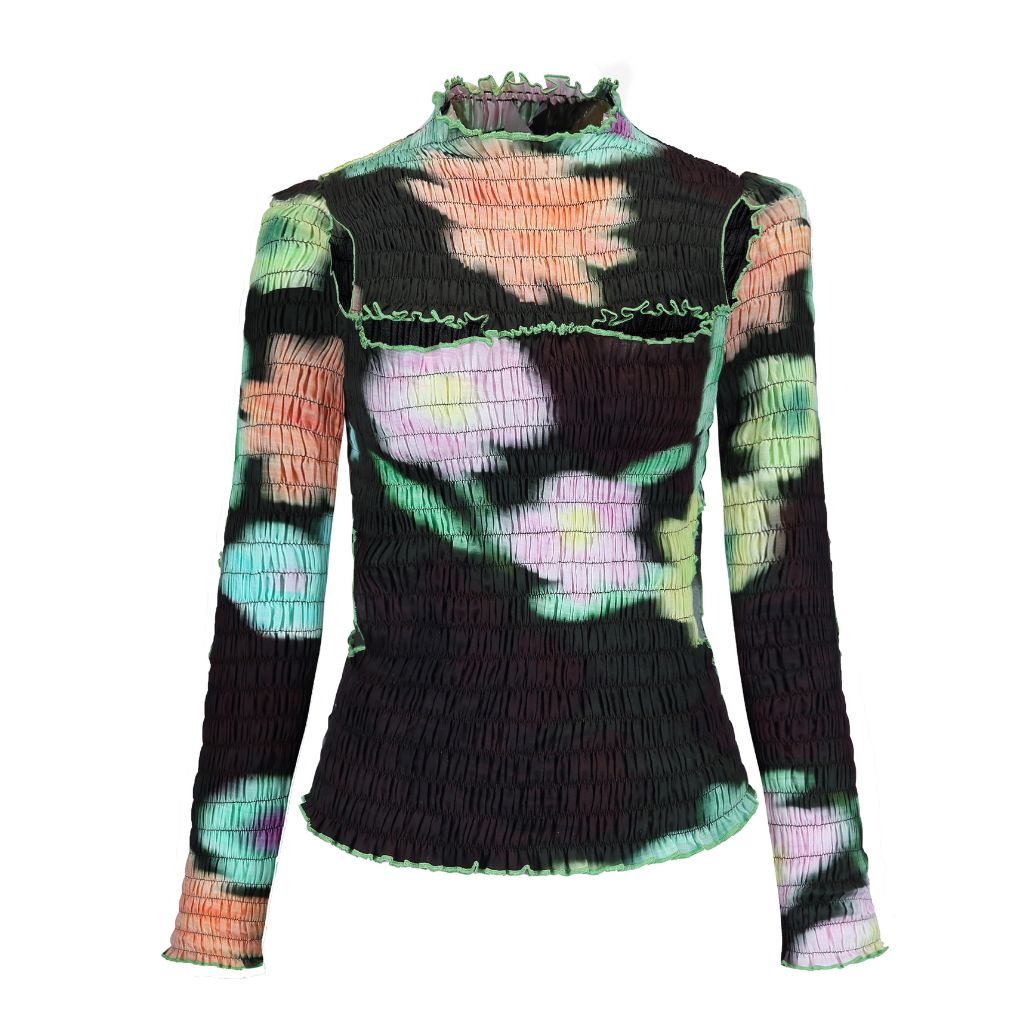 CHICTOPIA - Printed Shirred Top, buy at DOORS NYC