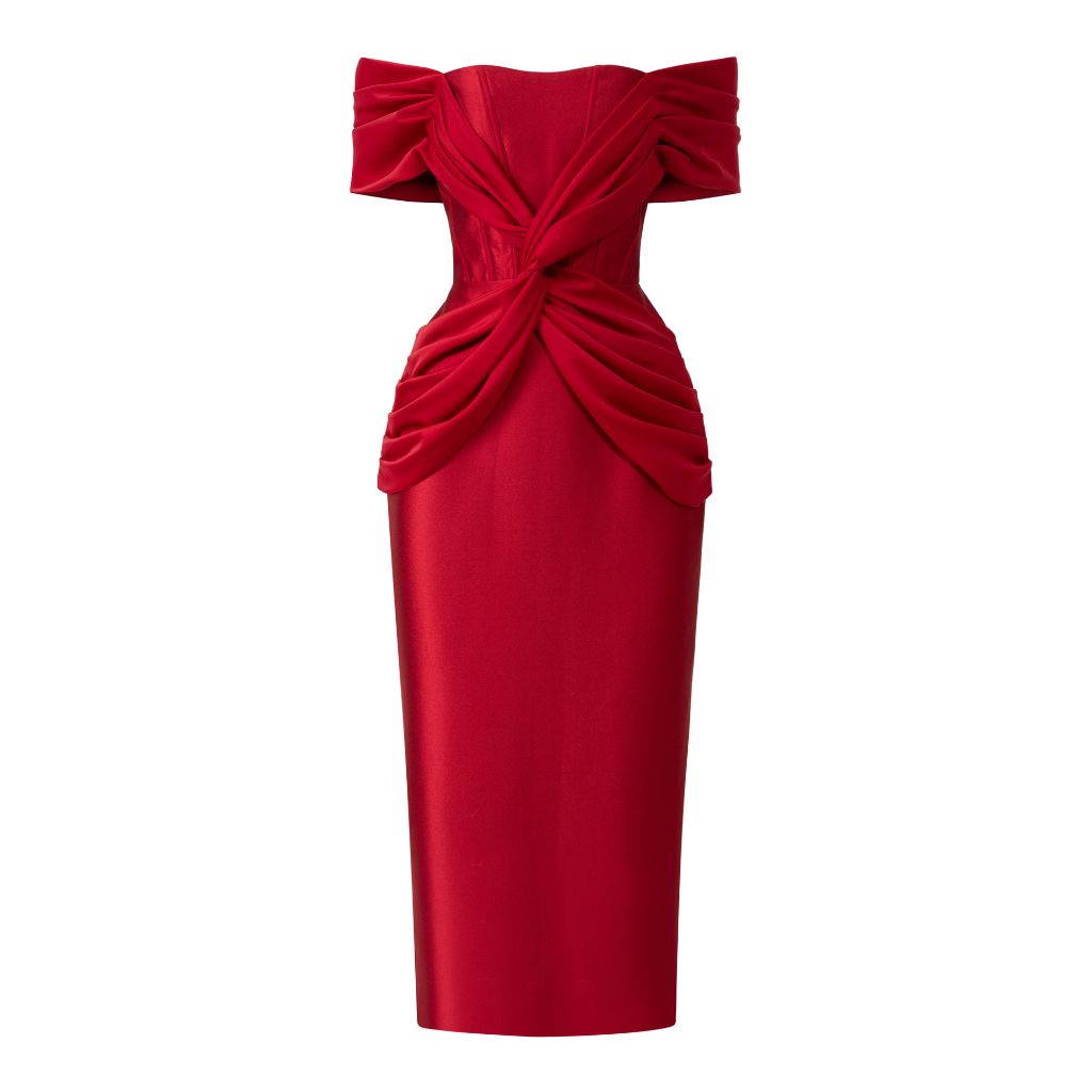 21SIX - Red Jaime Dress, buy at DOORS NYC