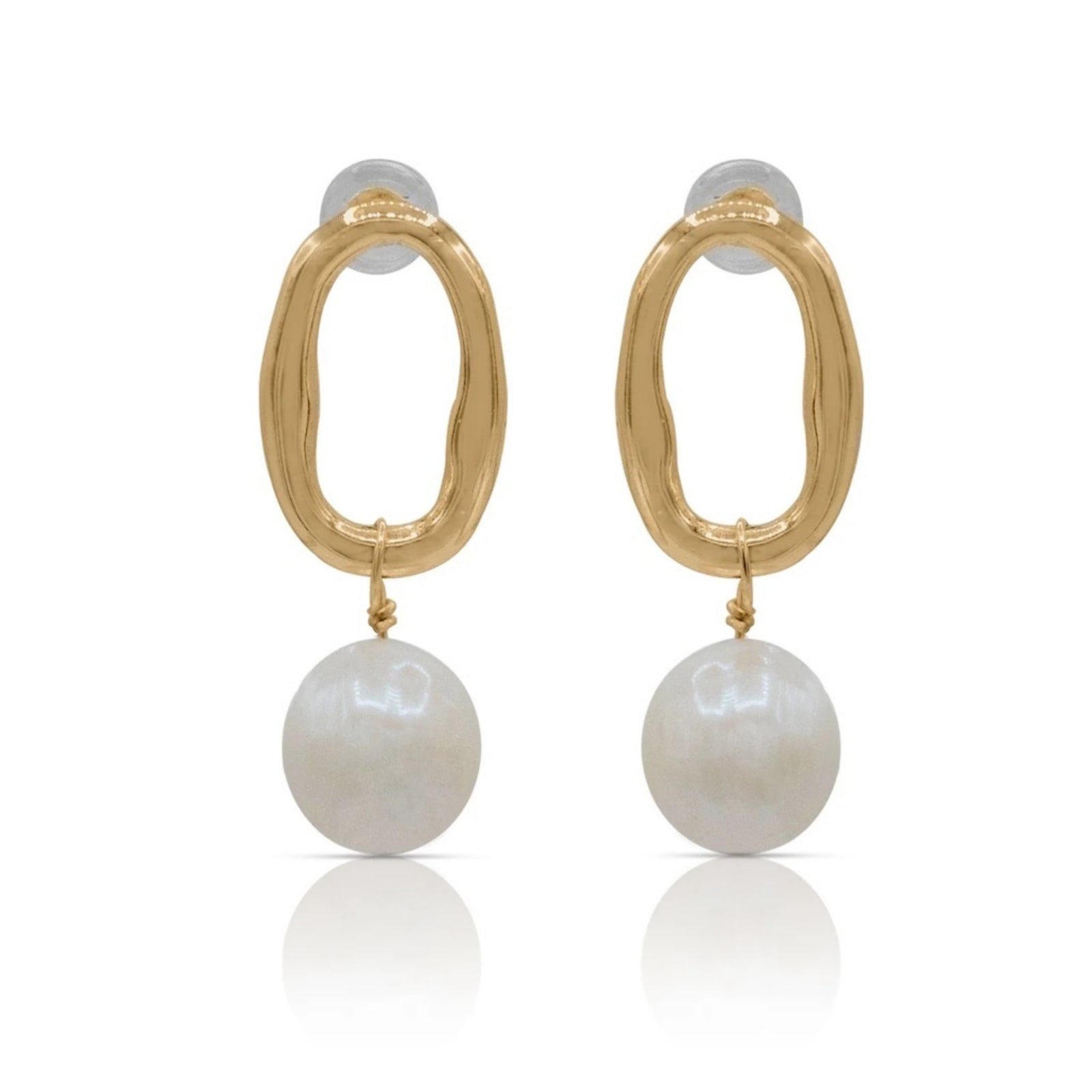 ZEPPLIN THE LABEL - Sorrento Earrings | Gold, buy at DOORS NYC