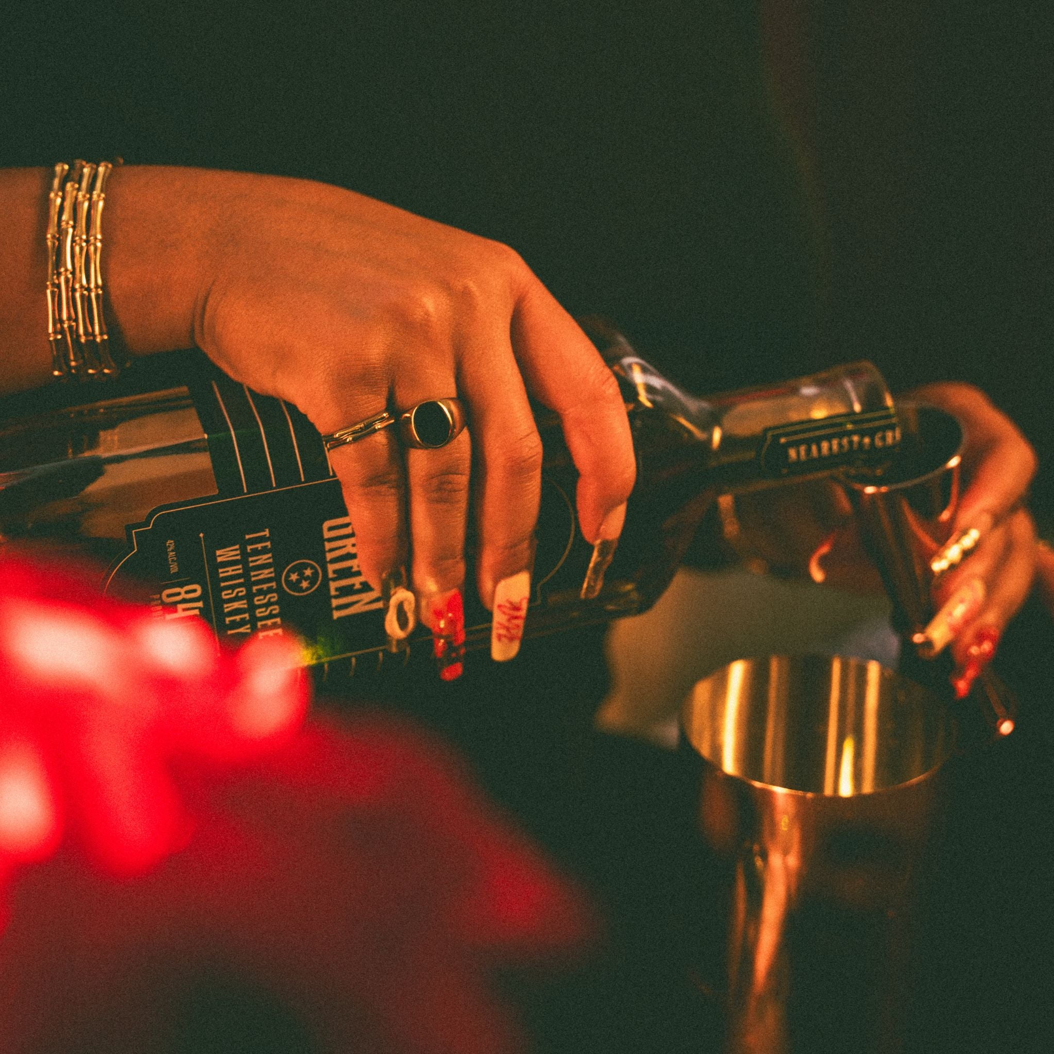 Black Onyx Circle Signet Ring