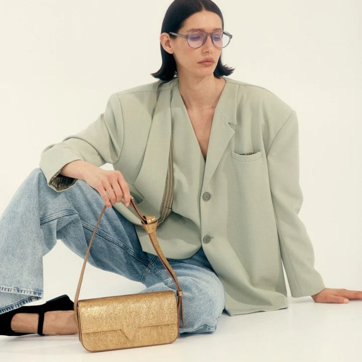 VIKELE STUDIO - Katrine Bag | Gold, buy at doors. nyc