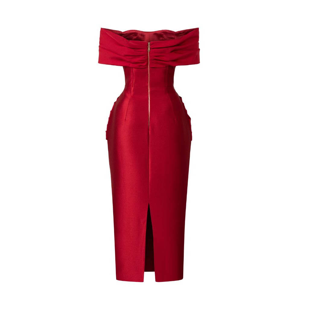 21SIX - Red Jaime Dress, buy at DOORS NYC