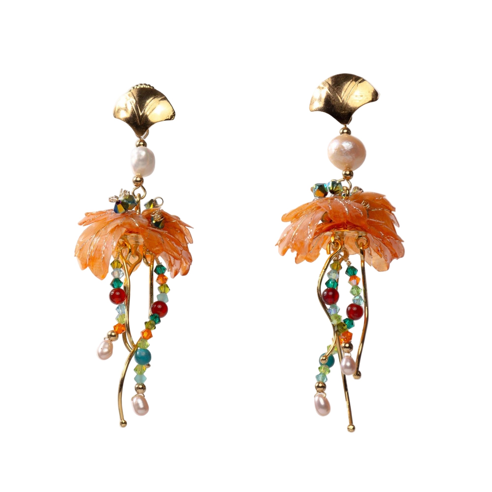 Medusa earring  designed by Alma Dos Mares