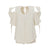 JULIA ALLERT - Open Shoulder Blouse White | PR Sample, buy at DOORS NYC