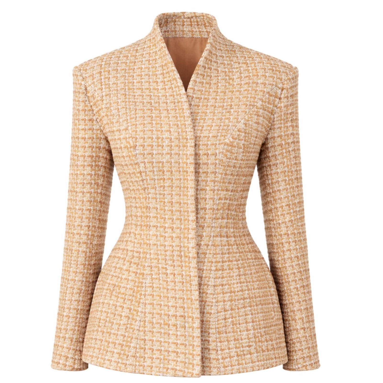 Lune Dorée Hourglass Jacket in Beige