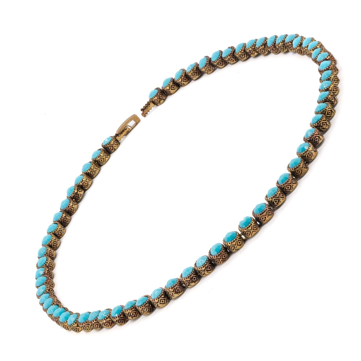 Turquoise Tennis Mystic Necklace