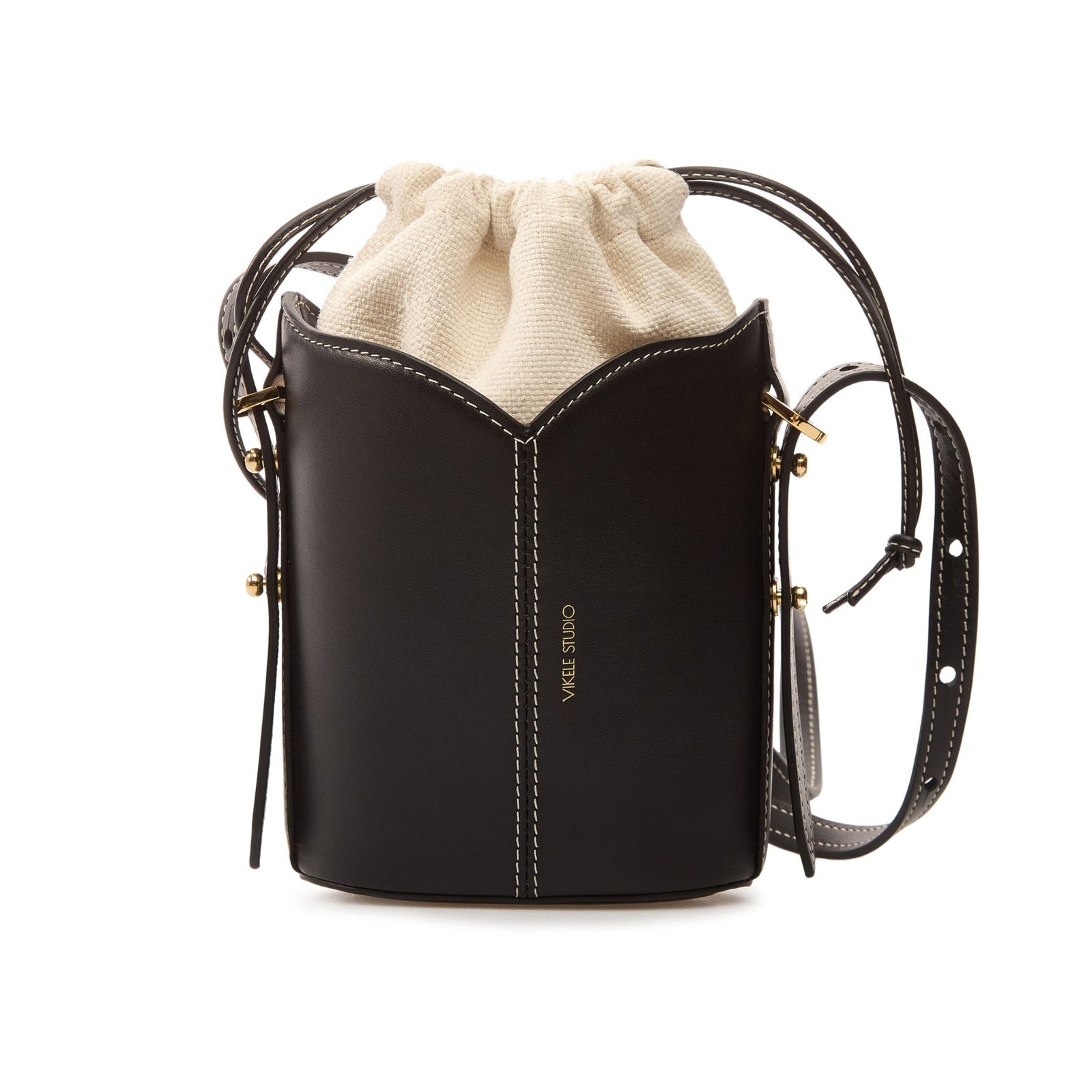 VIKELE STUDIO - Bucket Mini Bag | Black, buy at DOORS NYC