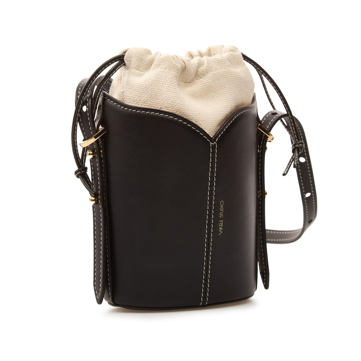 VIKELE STUDIO - Bucket Mini Bag | Black, buy at DOORS NYC