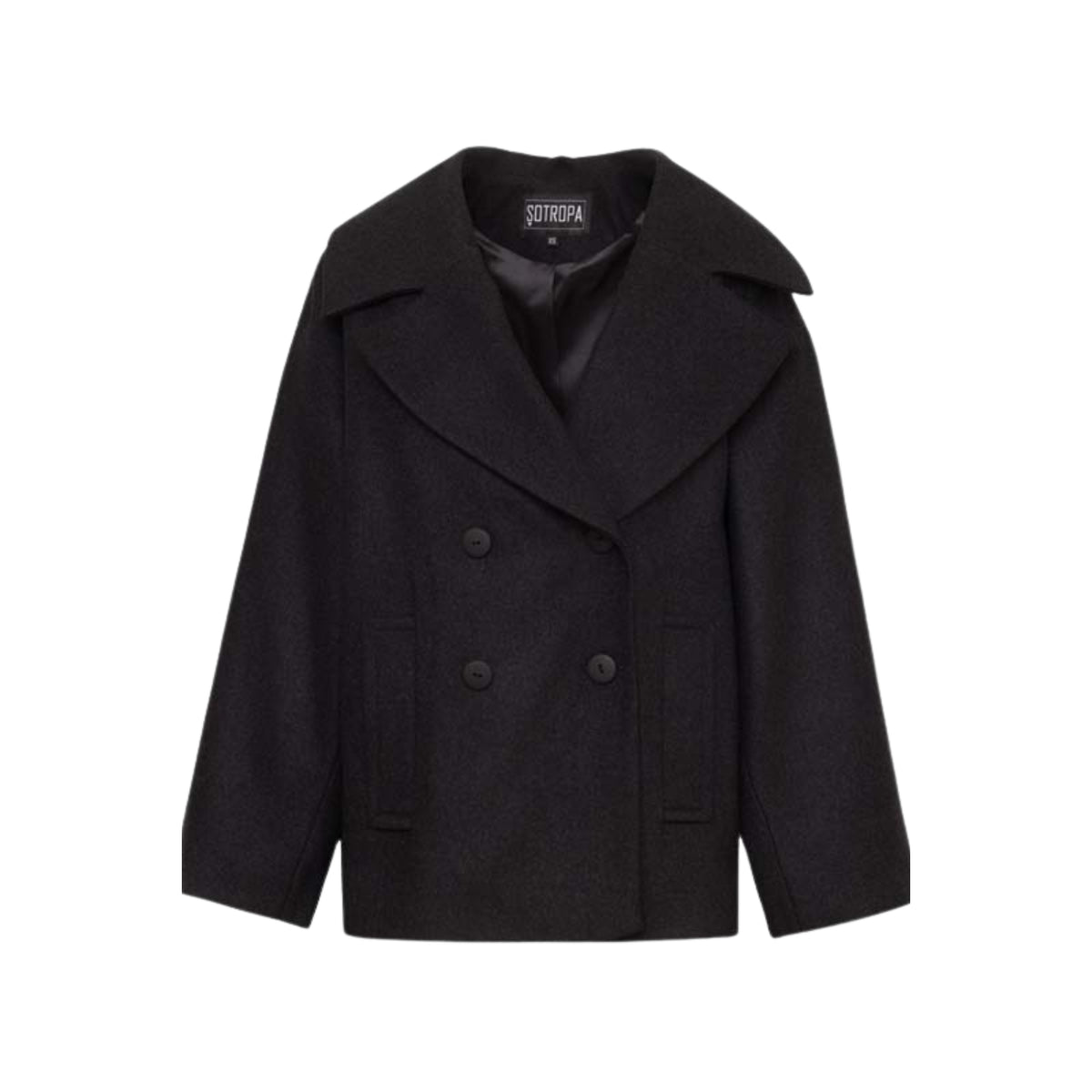 SOTROPA - Short Grey Coat, PR Sample at DOORS NYC PR showroom