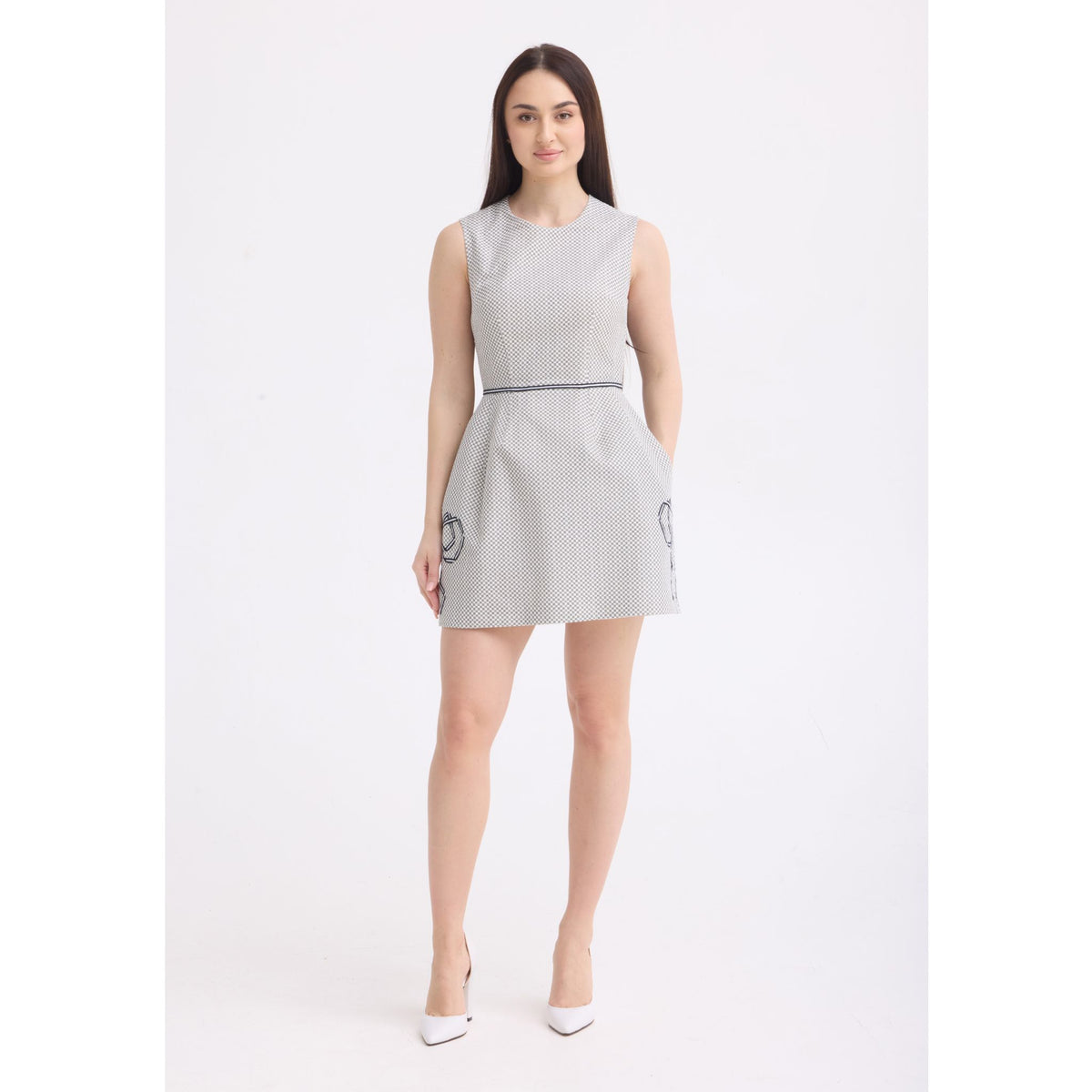Monochrome Muse Dress