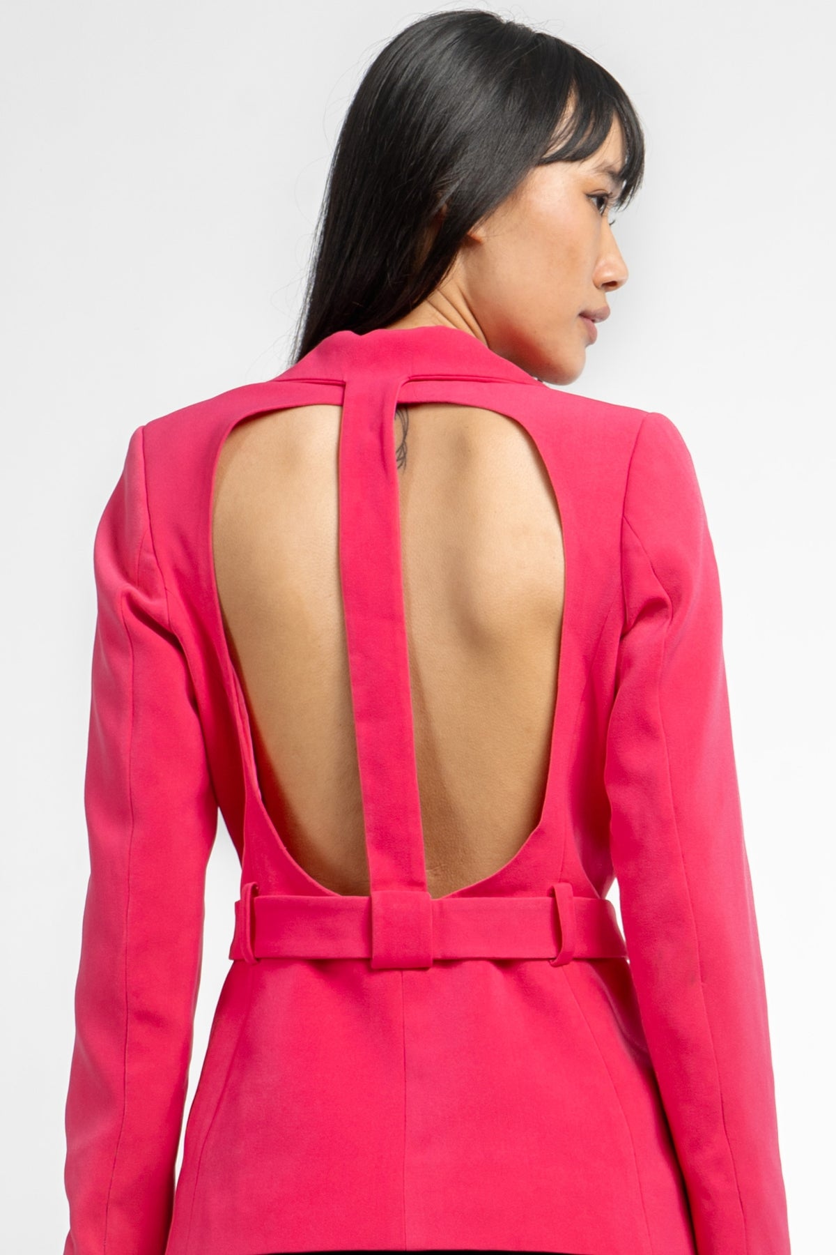 ELSA NILAJ - Cut-Out Back Statement Jacket, buy at DOORS NYC