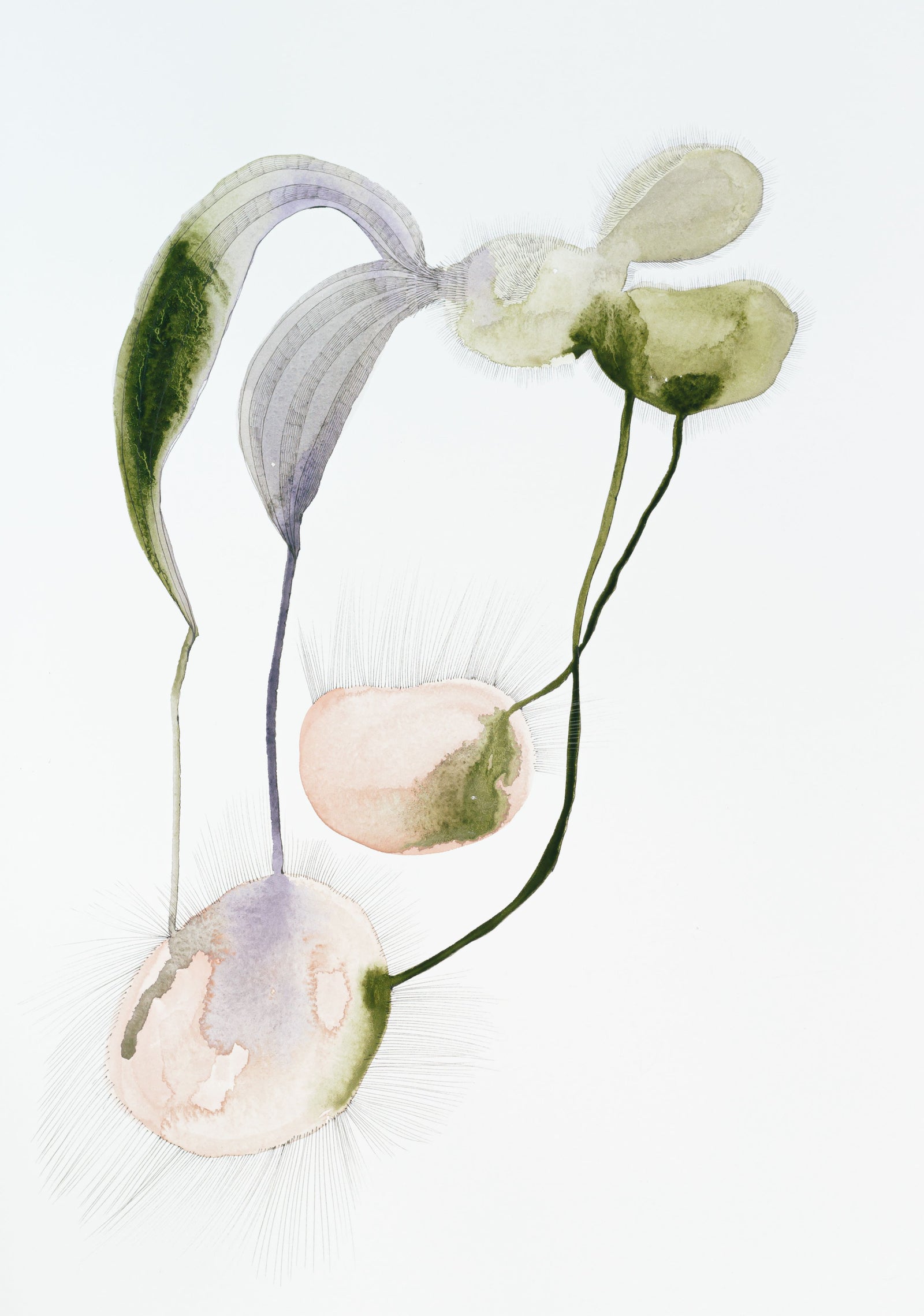 KRISTINA OKAN - My Secret Garden No.IV | Painting, buy at DOORS NYC