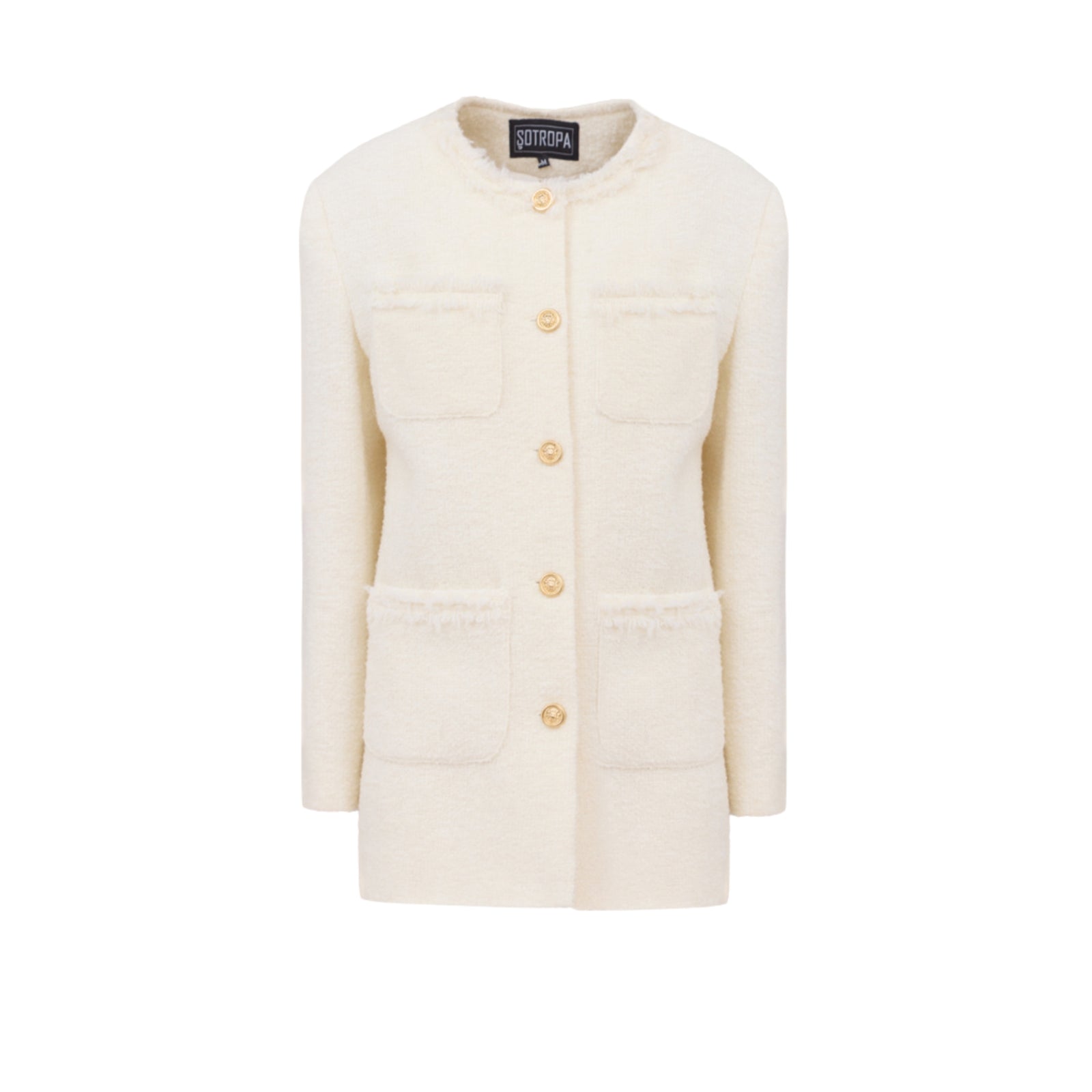 White Tweed Blazer | PR Sample