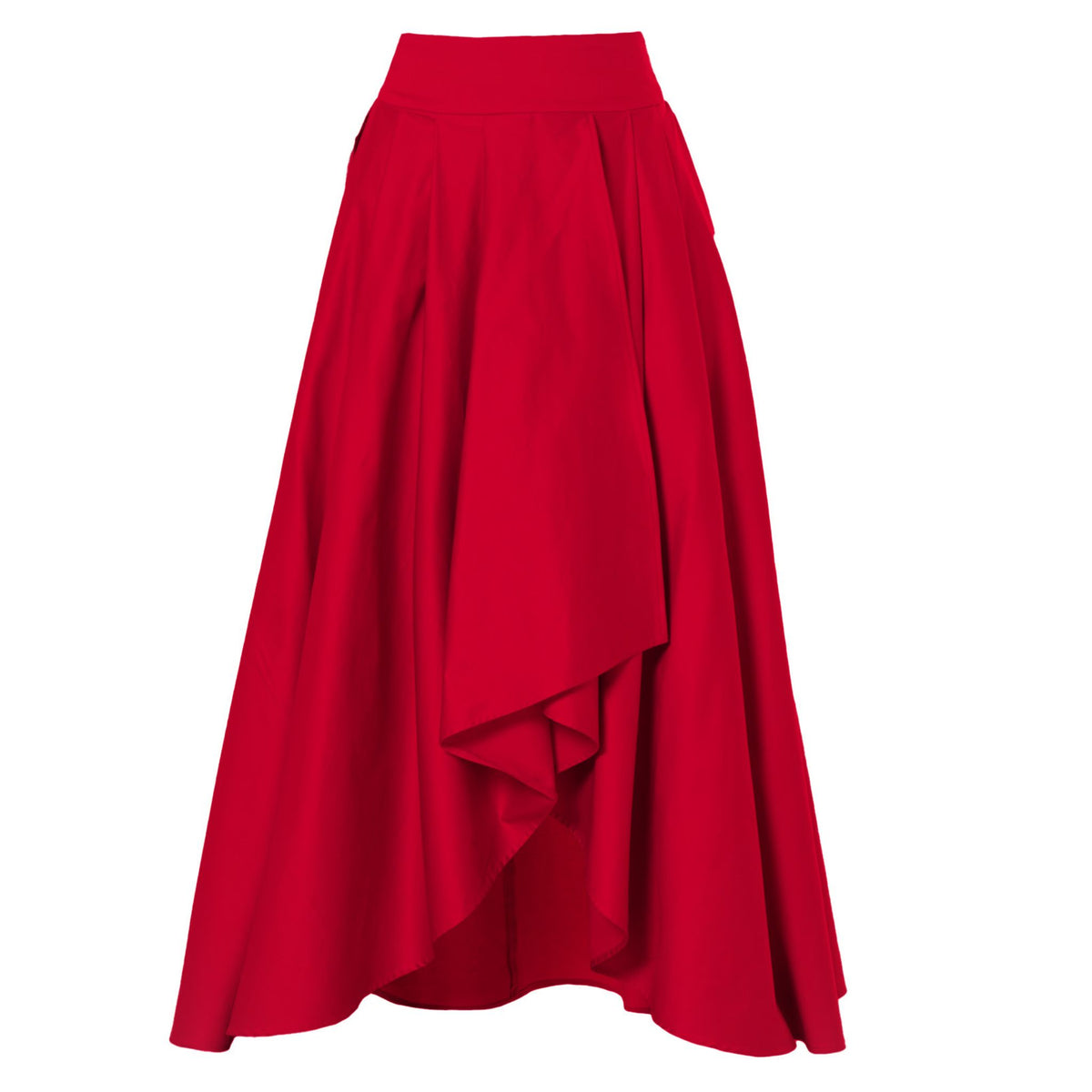 Red skirt on a white background