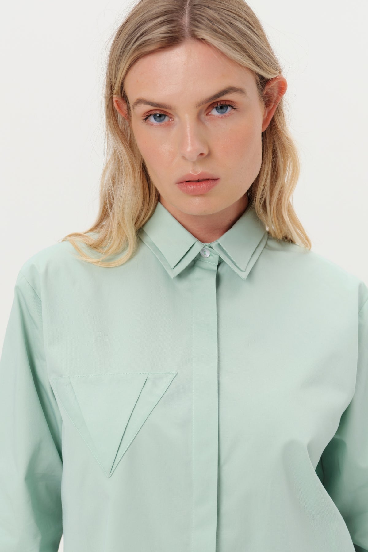DAR ANN STUDIO - Mint DUNE Shirt, buy at DOORS NYC