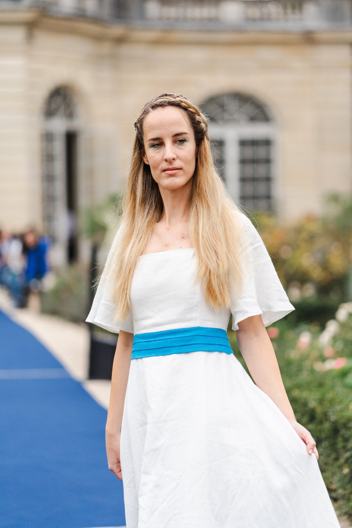 DIVINE HARMONIE - Divine Water Linen Maxi Dress, buy at DOORS NYC