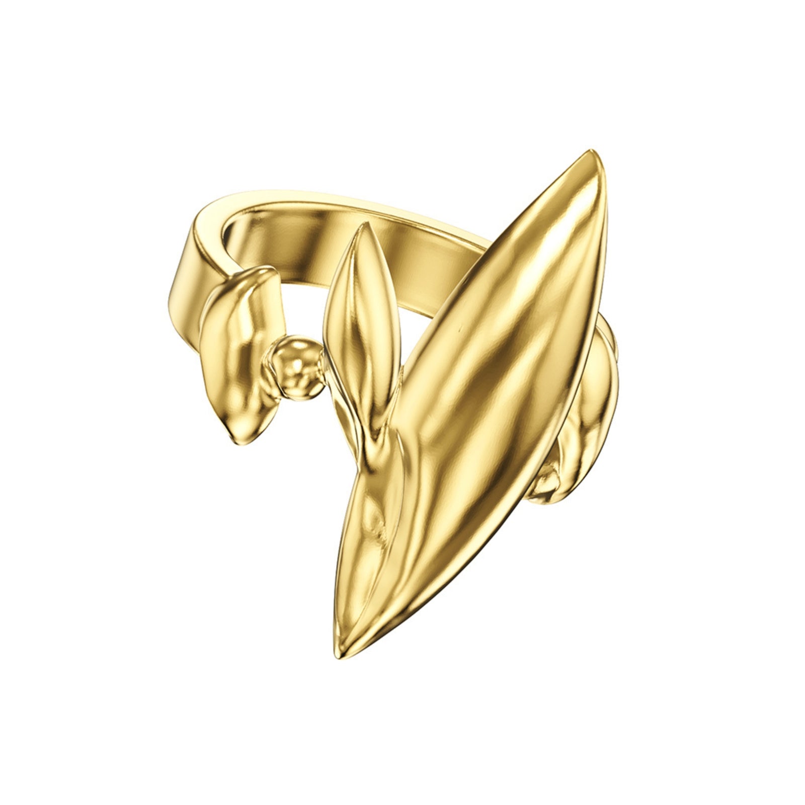 ZHUO - Chaos Ring Gold, buy at DOORS NYC