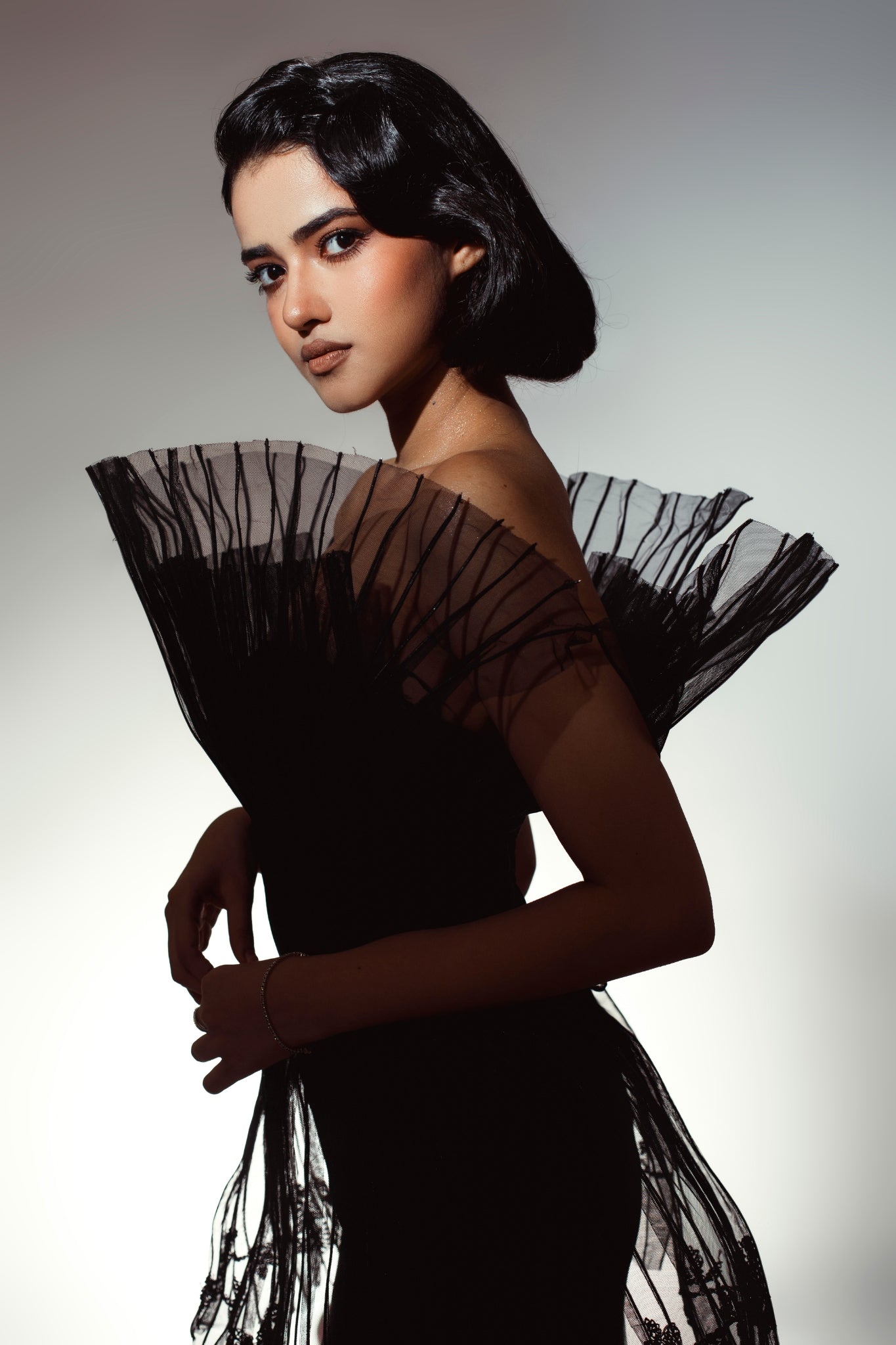 ELSA NILAJ - Floral Structured Corset, buy at DOORS NYC