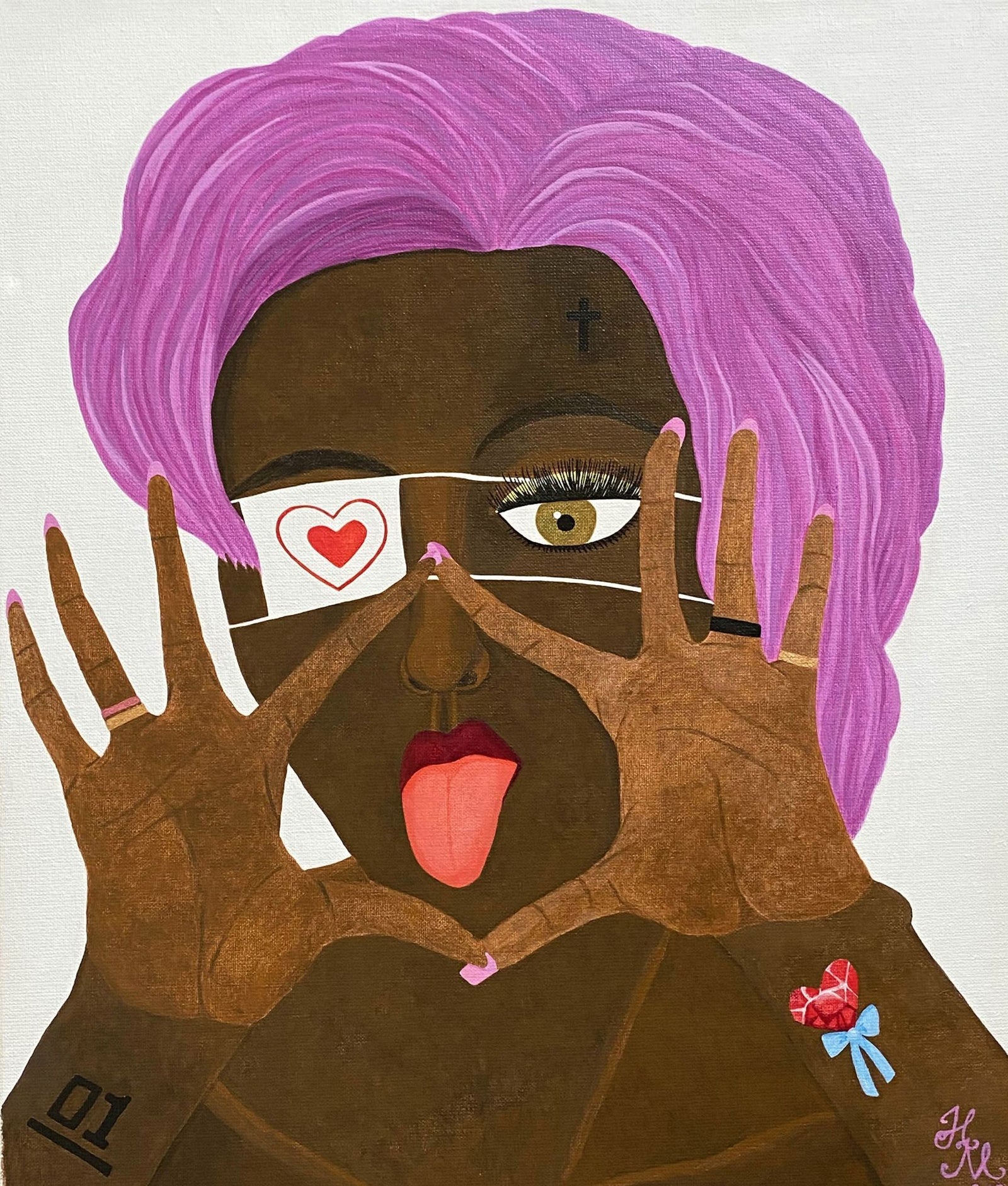 HEINI MIKA - Julie | Painting, buy at DOORS NYC