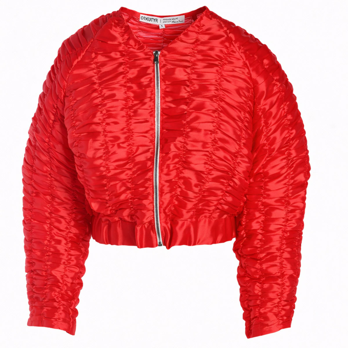 Red Poppy Bomber Jacket