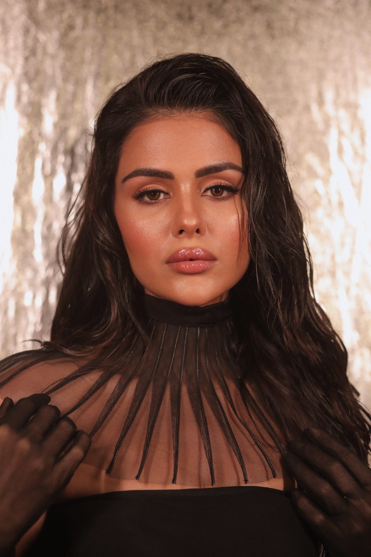 ELSA NILAJ - Sheer Structured Necklace, buy at DOORS NYC