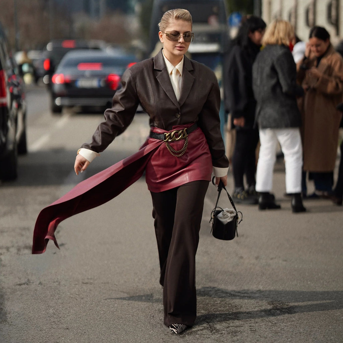 VIKELE STUDIO - Bucket Mini Bag | Black, buy at DOORS NYC