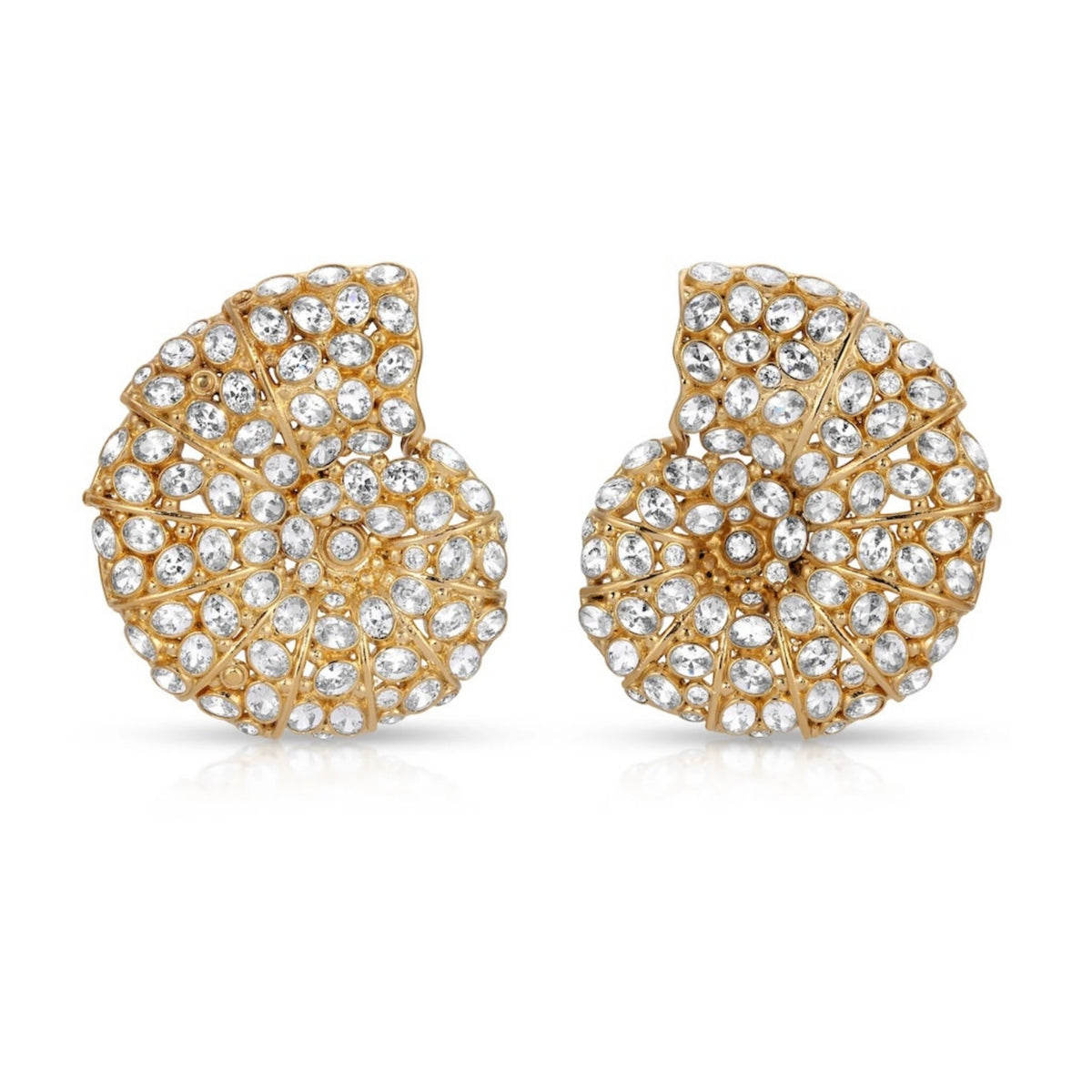 ZEPPLIN THE LABEL - Nautilus Earrings | Gold, buy at DOORS NYC