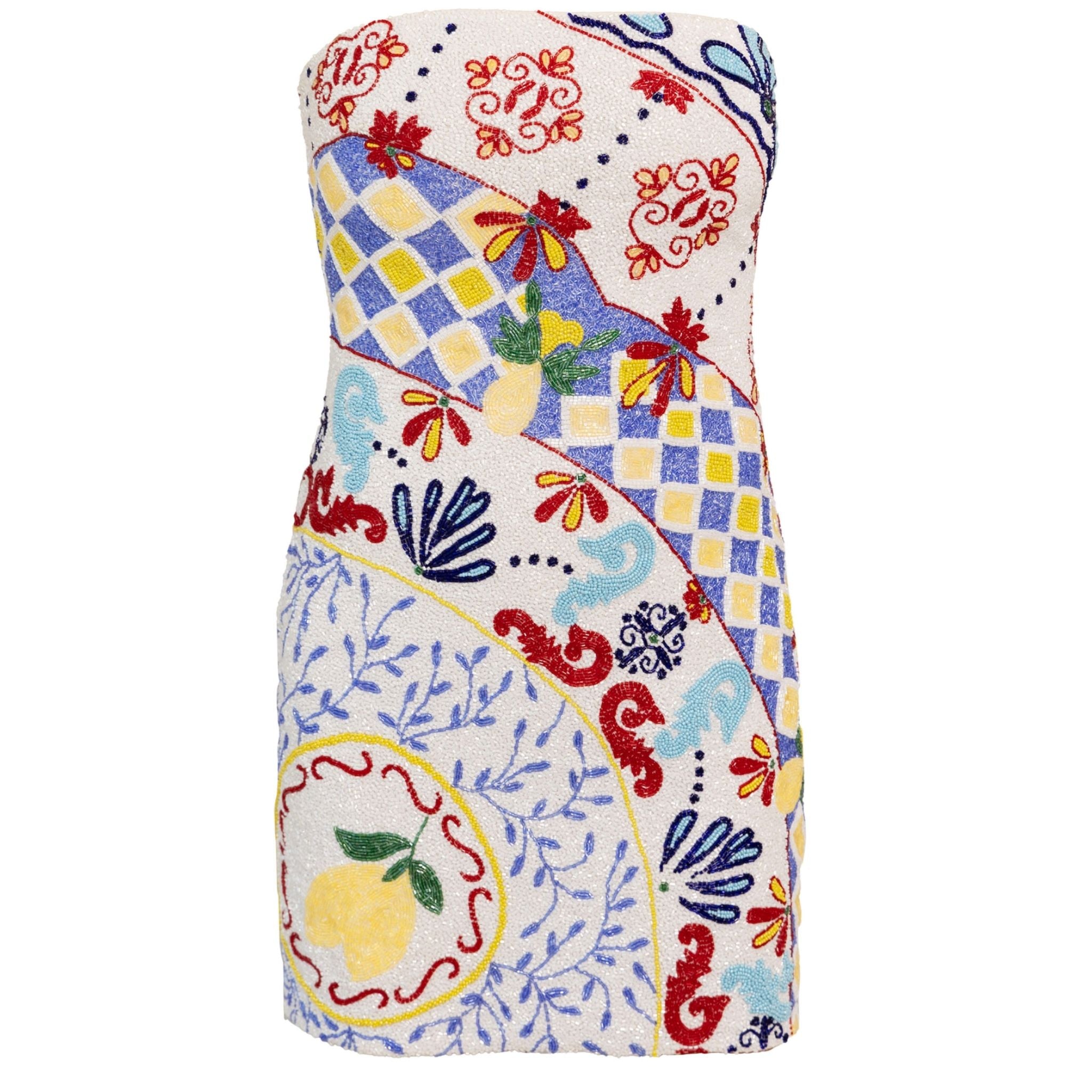 senorita mini dress SELF ADORE - Senorita Hand-Beaded Embellished Mini Dress