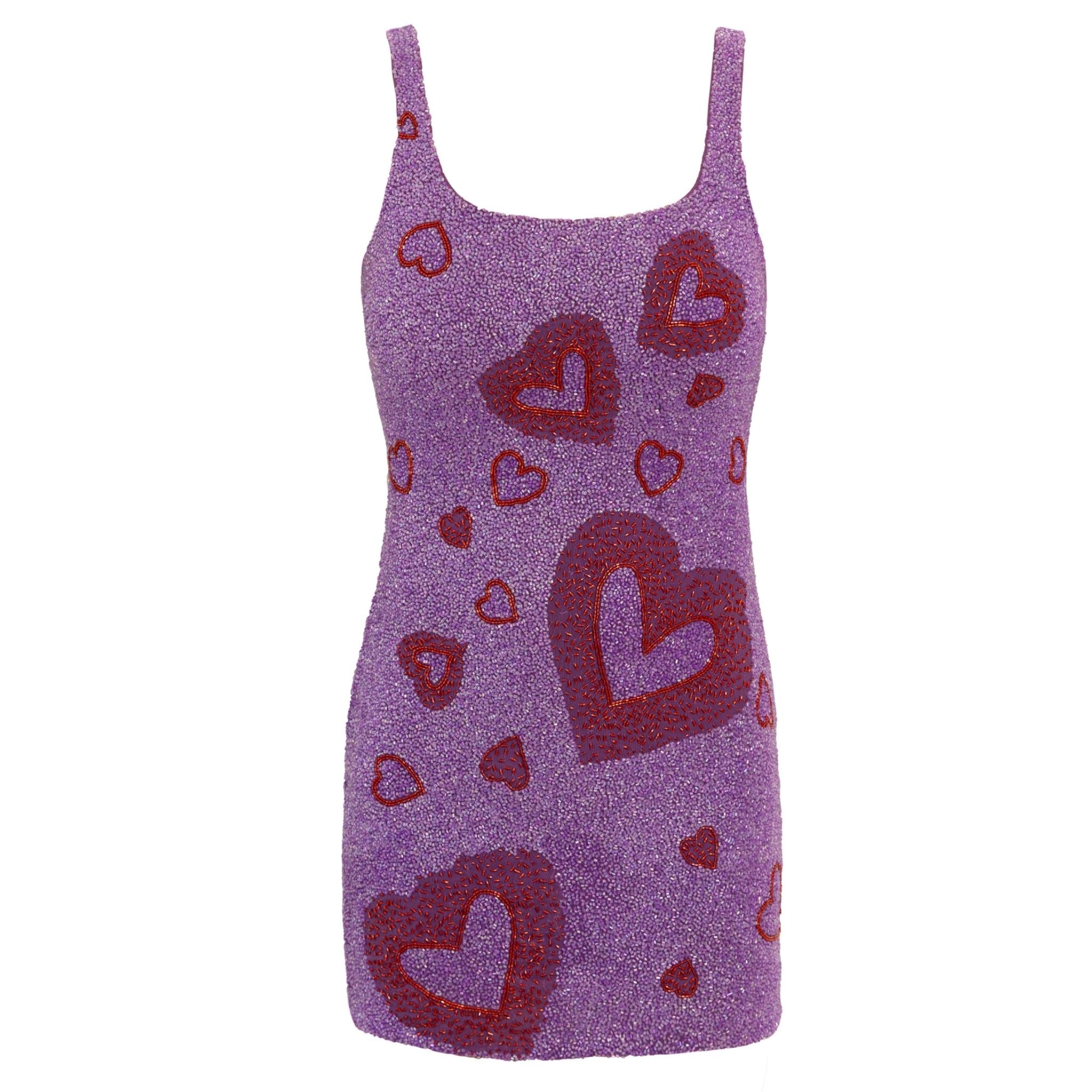 SELF ADORE - Lust Hand-Beaded Embellished Mini Dress | DOORS NYC