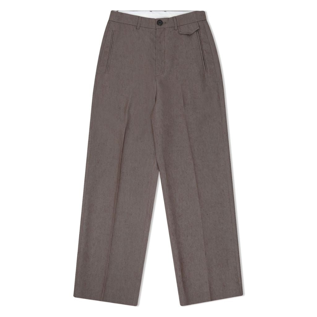 GREENEST - Pocket Detailed Pants | Brown, buy at DOORS NYC