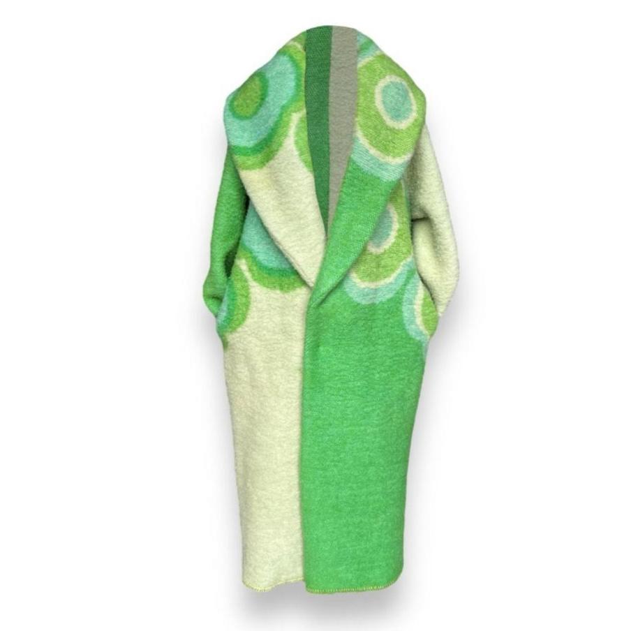 STUDIO WUNDERBAR -Apple Green Slpouchy Coat, buy at DOORS NYC