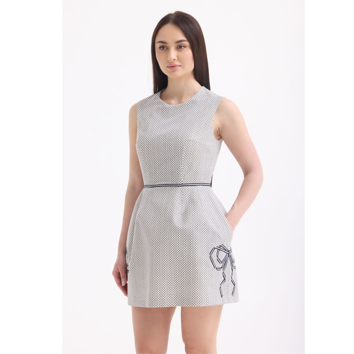 Monochrome Muse Dress